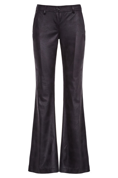 Faux Leather Flared Pants 