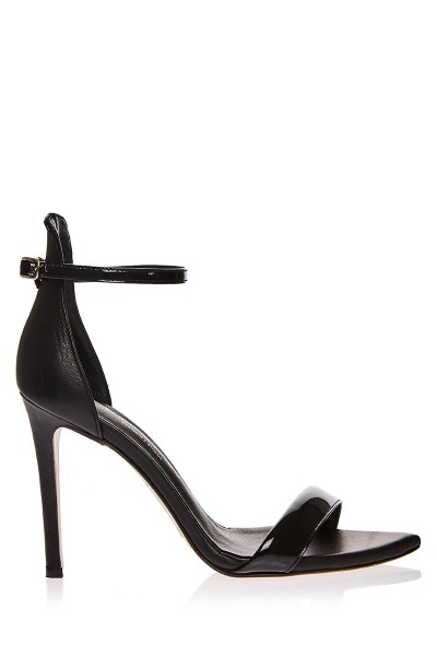 Ankle-Strap Barely-There Heeled Sandals