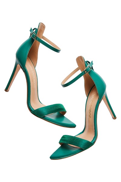 Ankle-Strap Barely-There Heeled Sandals
